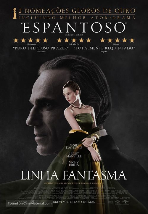 Phantom Thread - Portuguese Movie Poster