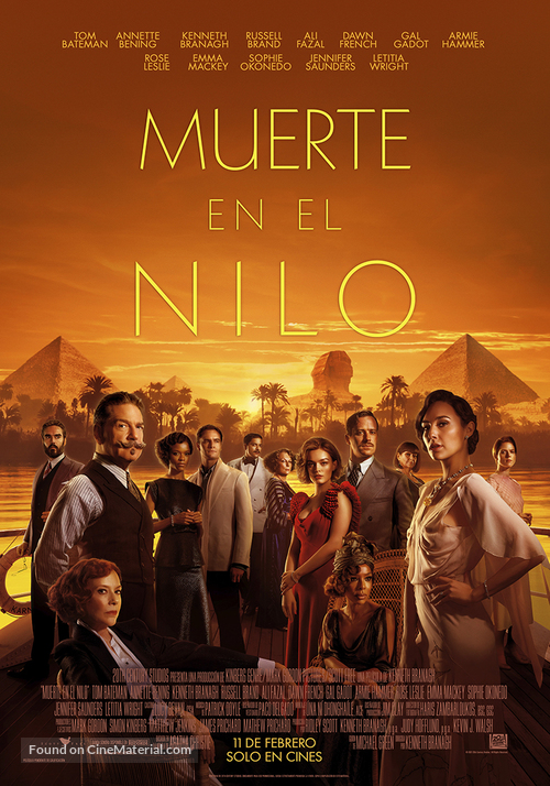 Death on the Nile - Spanish Movie Poster