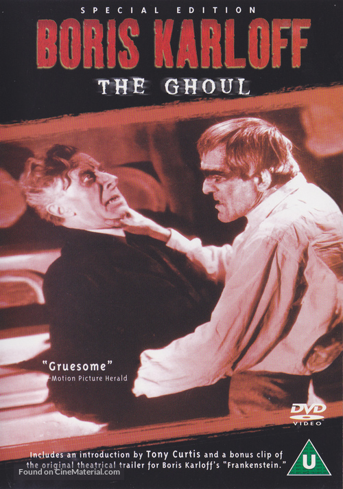 The Ghoul - British DVD movie cover