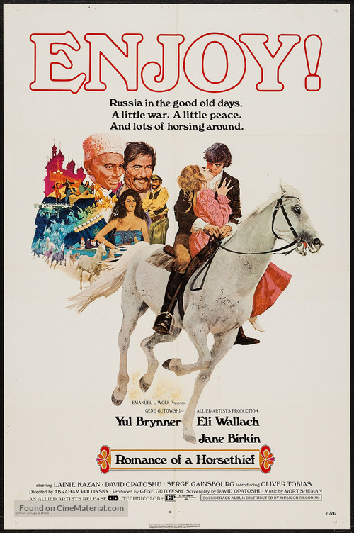 Romance of a Horsethief - Movie Poster
