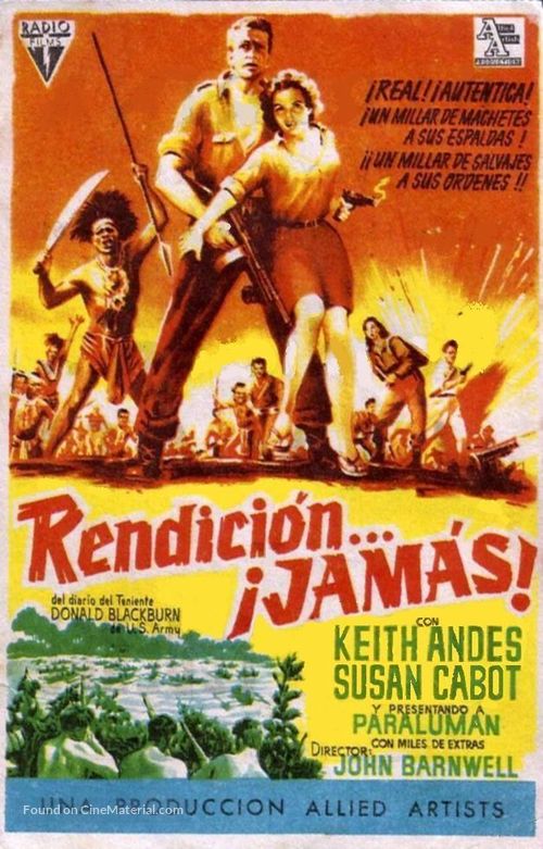 Surrender - Hell! - Spanish Movie Poster