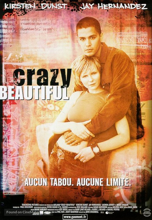 Crazy/Beautiful - French poster