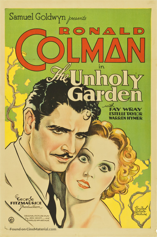 The Unholy Garden - Movie Poster