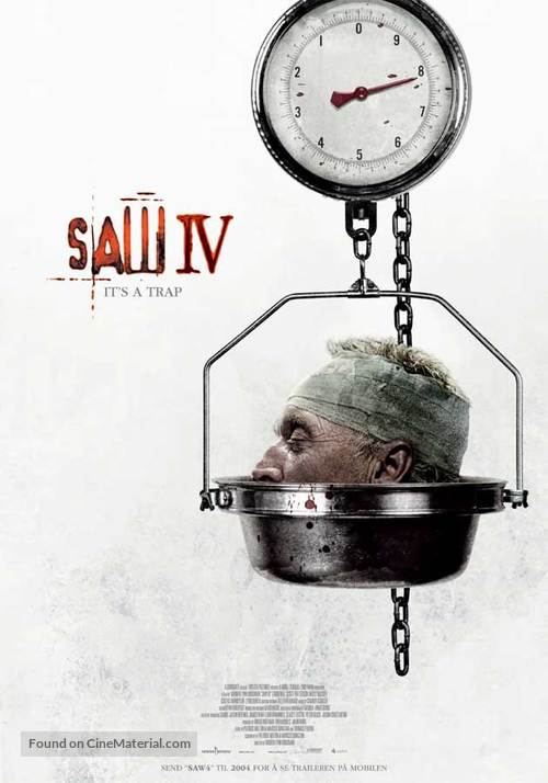 Saw IV - Norwegian Movie Poster