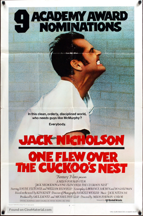 One Flew Over the Cuckoo's Nest - Movie Poster