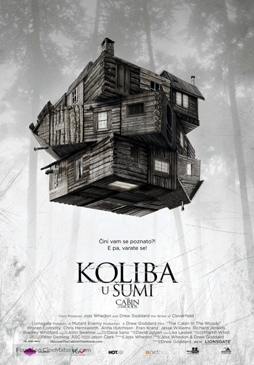 The Cabin in the Woods - Croatian Movie Poster