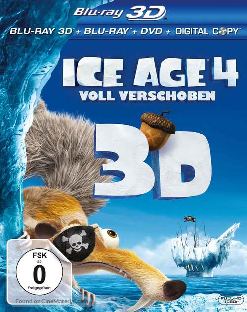 Ice Age: Continental Drift - German Movie Cover