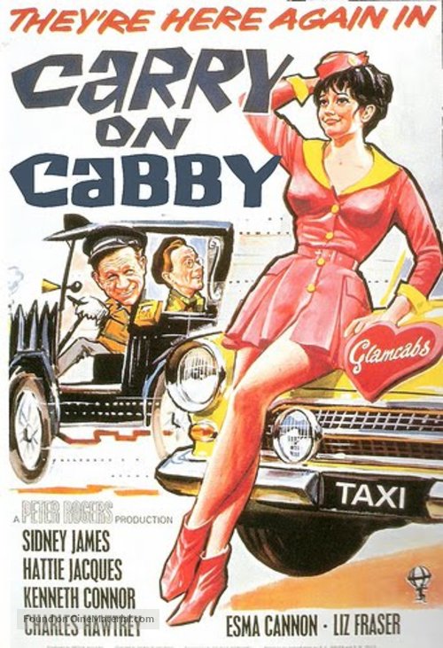 Carry on Cabby - British Movie Poster