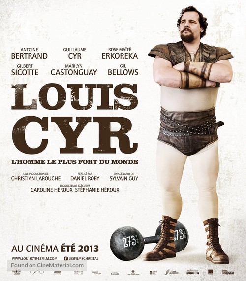 Louis Cyr - Canadian Movie Poster