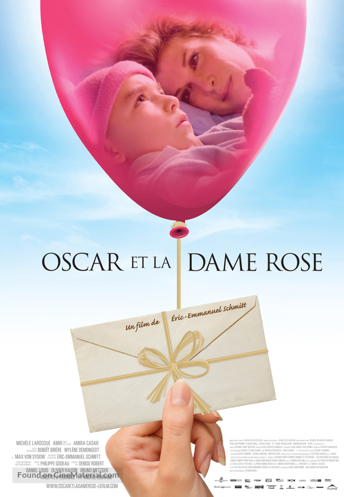 Oscar et la dame rose - Canadian Movie Poster