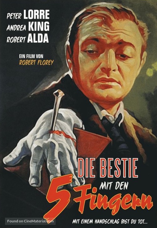 The Beast with Five Fingers - German DVD movie cover