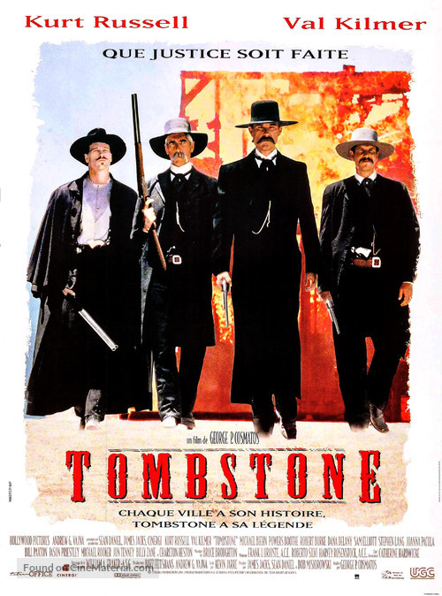 Tombstone - French Movie Poster