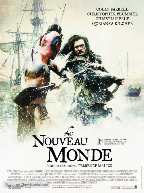 The New World - French Movie Poster