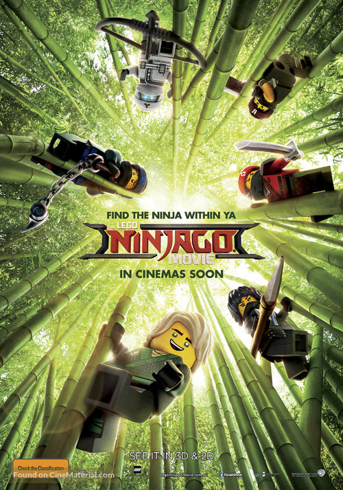 The Lego Ninjago Movie - Australian Movie Poster