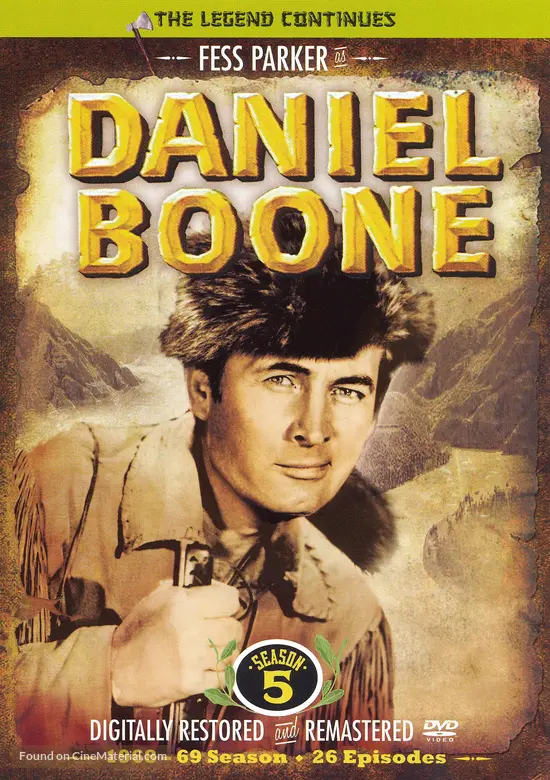 &quot;Daniel Boone&quot; - DVD movie cover