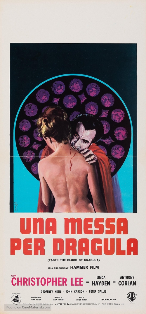 Taste the Blood of Dracula - Italian Movie Poster