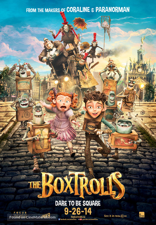 The Boxtrolls - Canadian Movie Poster