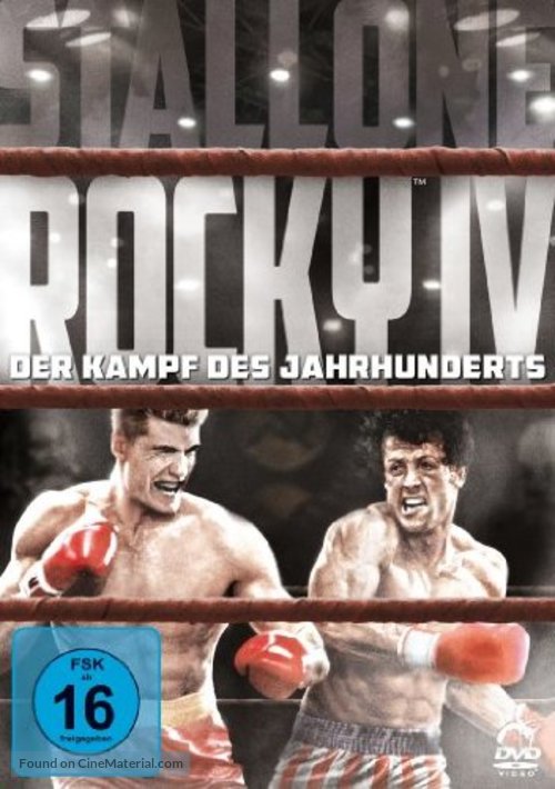 Rocky IV - German DVD movie cover