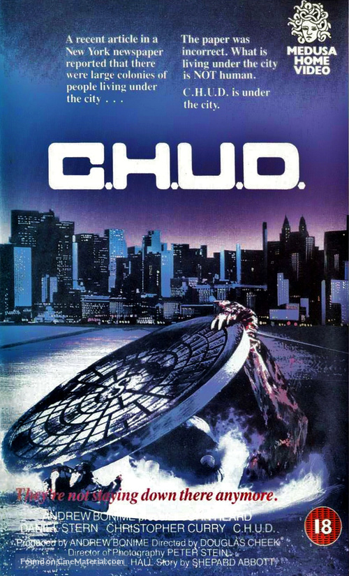C.H.U.D. - British Movie Cover