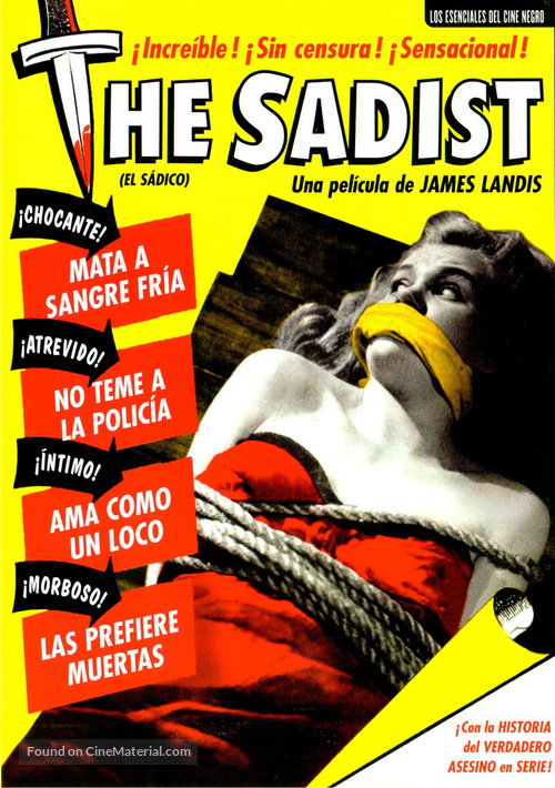 The Sadist - Spanish DVD movie cover