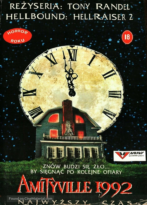 Amityville 1992: It&#039;s About Time - Polish Movie Cover