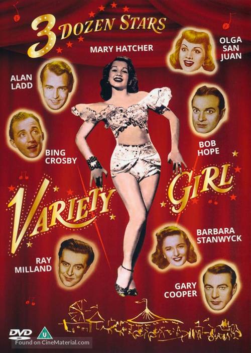Variety Girl - British DVD movie cover