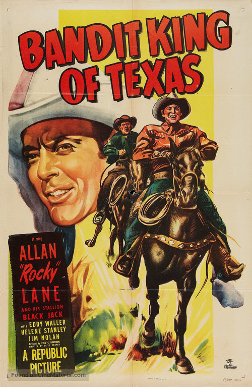 Bandit King of Texas - Movie Poster