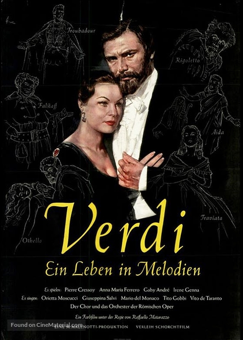 Giuseppe Verdi - German Movie Poster