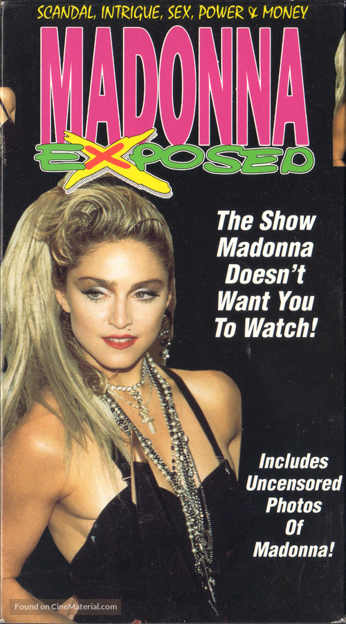 Madonna: Exposed - VHS movie cover