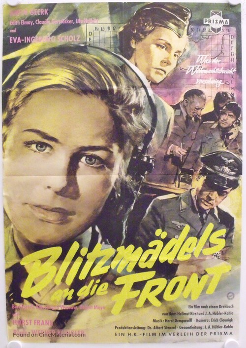 Blitzm&auml;dels an die Front - German Movie Poster