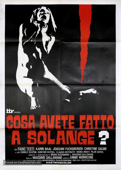 Cosa avete fatto a Solange? - Italian Movie Poster