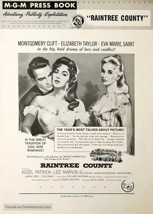 Raintree County - poster