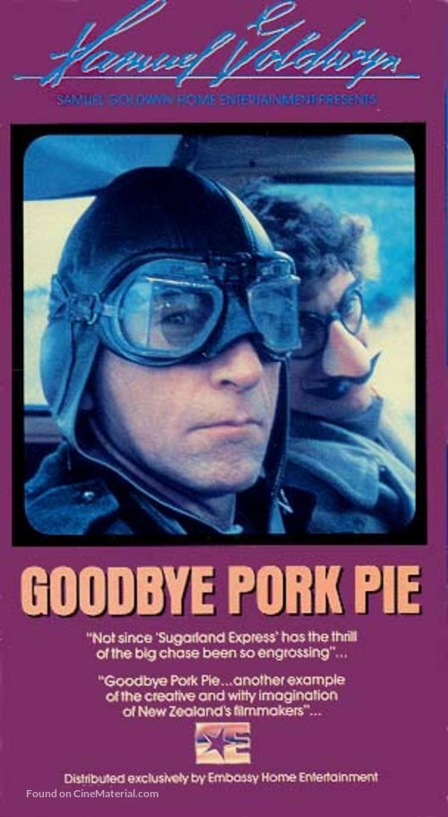 Goodbye Pork Pie - New Zealand VHS movie cover