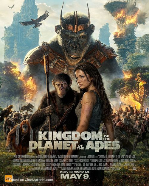 Kingdom of the Planet of the Apes - Australian Movie Poster