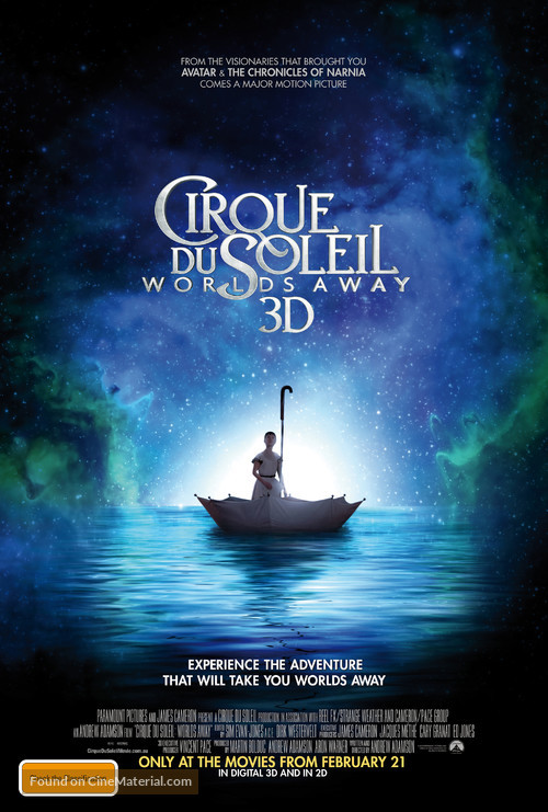 Cirque du Soleil: Worlds Away - Australian Movie Poster