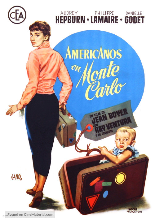 Nous irons &agrave; Monte Carlo - Spanish Movie Poster