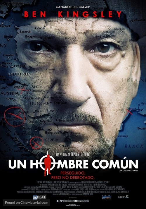 An Ordinary Man - Colombian Movie Poster