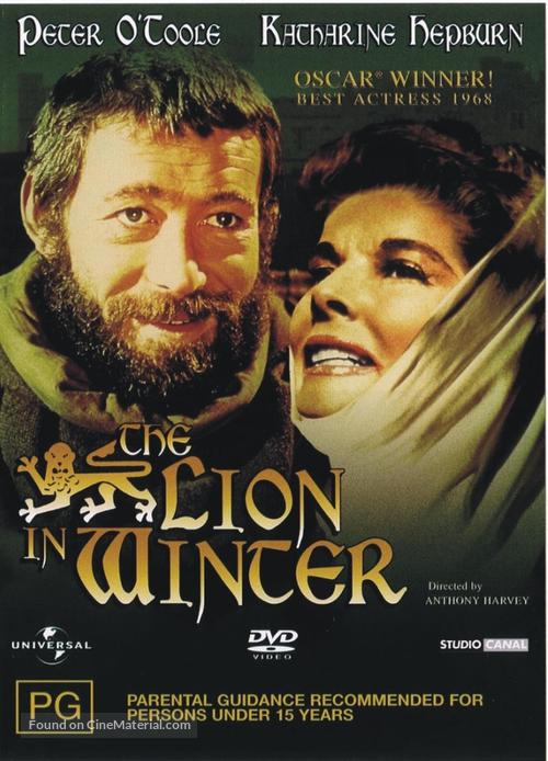 The Lion in Winter - Australian DVD movie cover