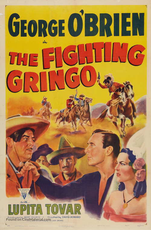 The Fighting Gringo - Re-release movie poster