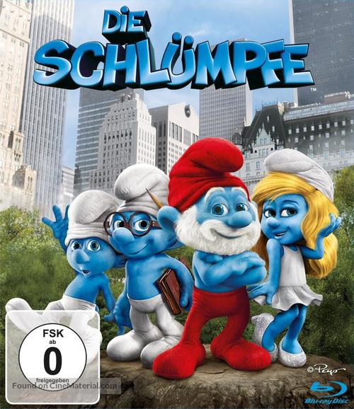 The Smurfs - German Blu-Ray movie cover