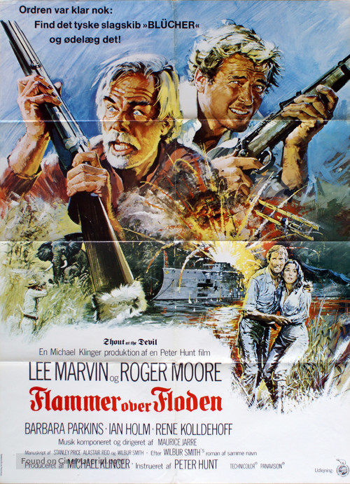 Shout at the Devil - Danish Movie Poster