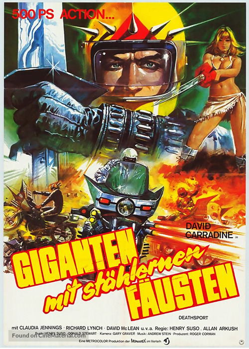 Deathsport - German Movie Poster