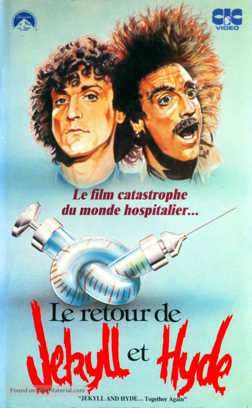 Jekyll and Hyde... Together Again - French VHS movie cover
