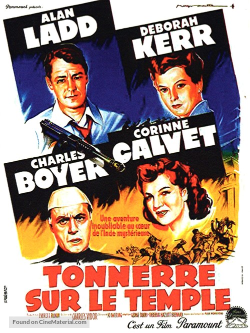 Thunder in the East - French Movie Poster