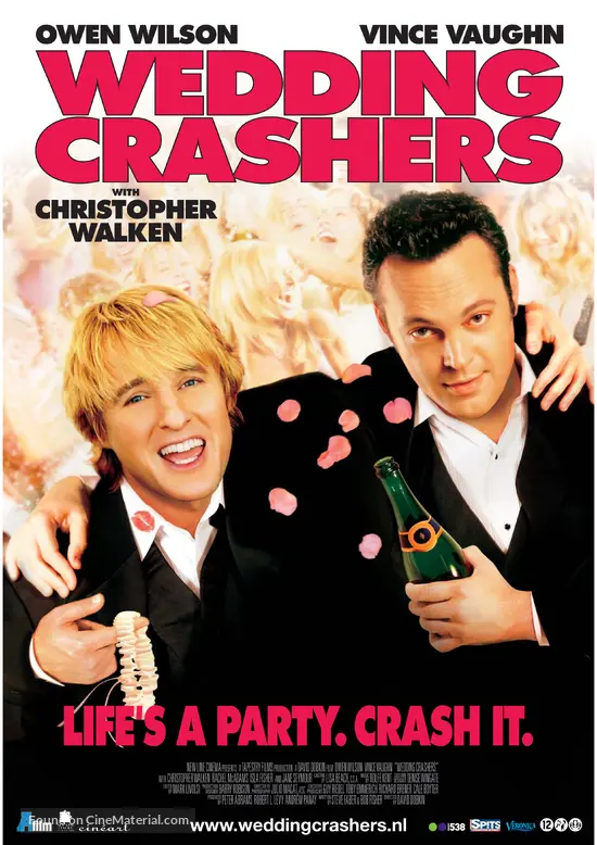 Wedding Crashers (2005) Dutch movie poster