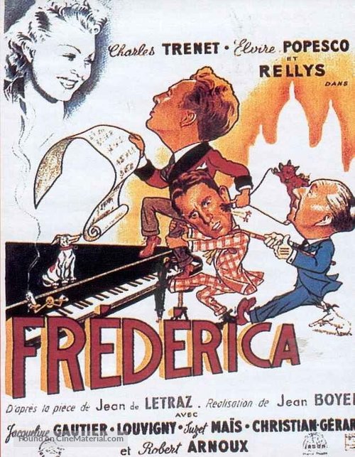 Fr&egrave;d&egrave;rica - French Movie Poster