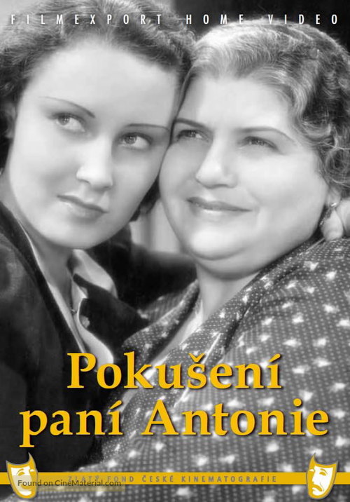 Pokusen&iacute; pan&iacute; Antonie - Czech DVD movie cover