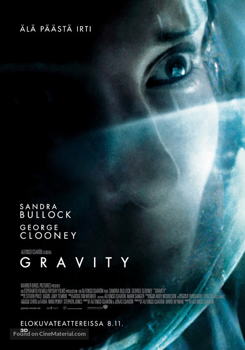 Gravity - Finnish Movie Poster