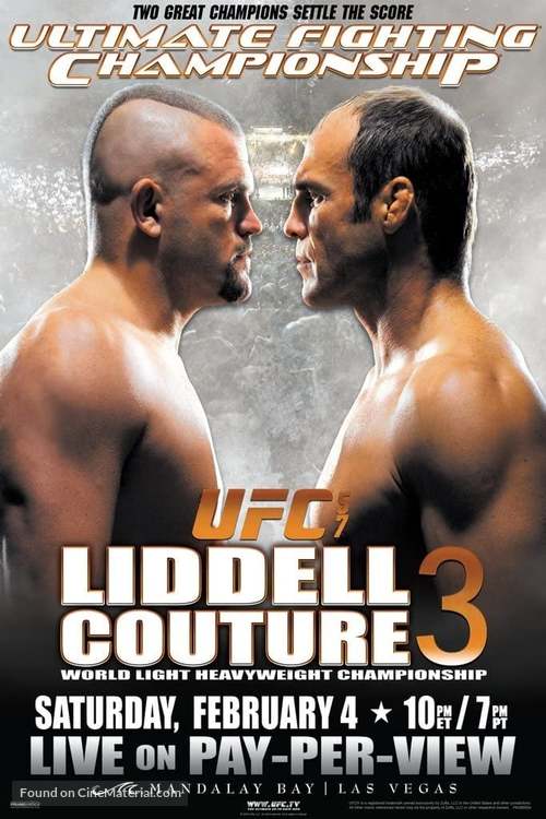 UFC 57: Liddell vs. Couture 3 - Movie Poster