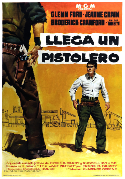 The Fastest Gun Alive - Spanish Movie Poster